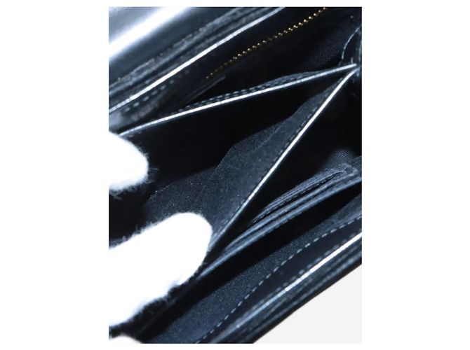 Saint Laurent Borsa a tracolla in velluto nero Loulou - vista 8