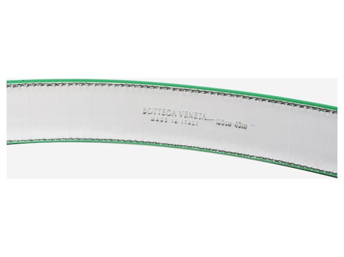 Bottega Veneta Cintura in pelle verde - vista 3