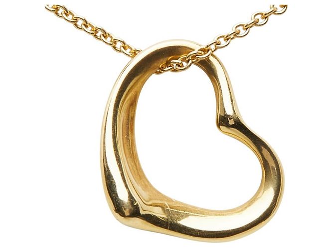 Collana Open Heart in Oro Giallo 18K di Tiffany & Co. - vista 2
