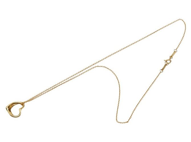 Collana Open Heart in Oro Giallo 18K di Tiffany & Co. - vista 4