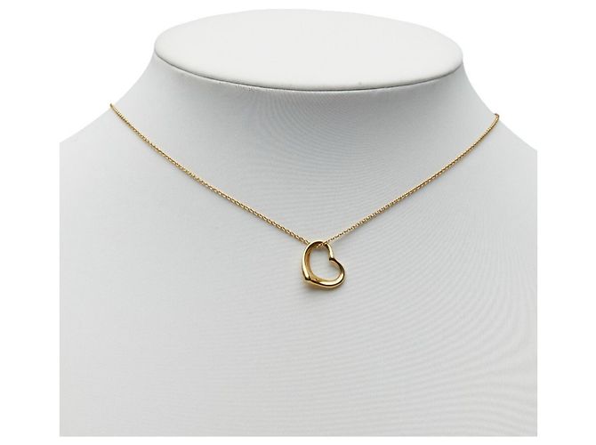 Collana Open Heart in Oro Giallo 18K di Tiffany & Co. - vista 7