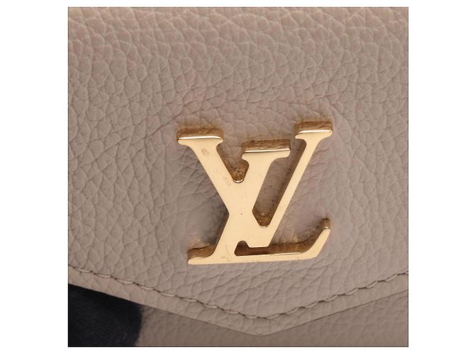Cartera Rock Mini Tri-fold Louis Vuitton Beige Gris - vista 7