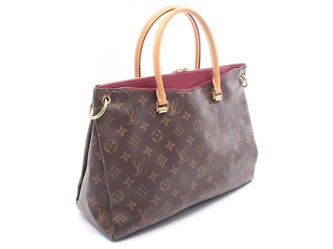 Borsa Pallas Louis Vuitton Marrone Bordò - vista 2