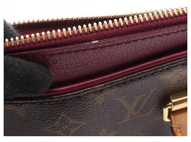 Borsa Pallas Louis Vuitton Marrone Bordò - vista 6
