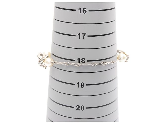 Bracelet Gancini Charm Salvatore Ferragamo Argenté - vue 6