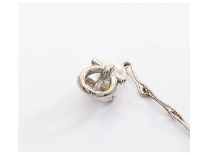 Bracelet Gancini Charm Salvatore Ferragamo Argenté - vue 7