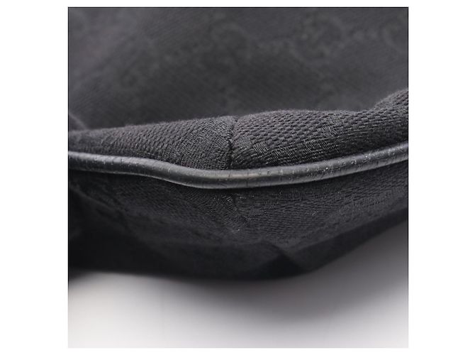 Borsa a Spalla Gucci Sherry Line GG in Tela Nero - vista 5