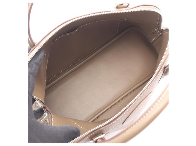 Borsa Hermès Bolide 31 in grigio Etoupe Marrone Taupe - vista 3