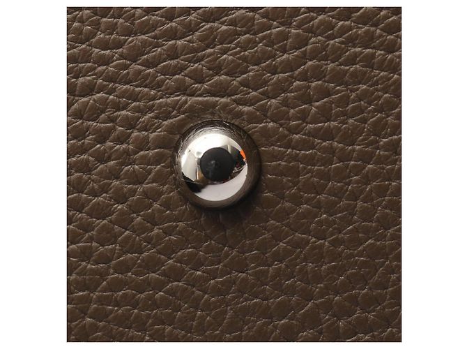Borsa Hermès Bolide 31 in grigio Etoupe Marrone Taupe - vista 6