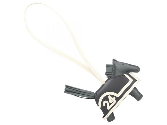 Charm Cool Robeaux PM Rodeo di Hermès Nero Bianco Verde Verde chiaro - vista 2