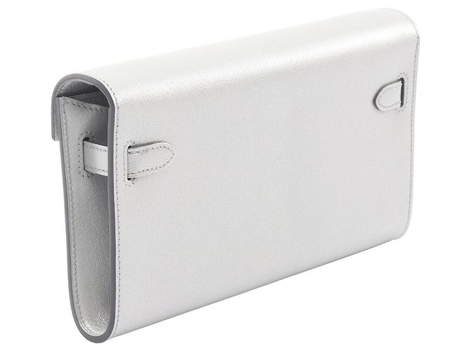 Borsa a Spalla Kelly To Go di Hermès Argento - vista 2