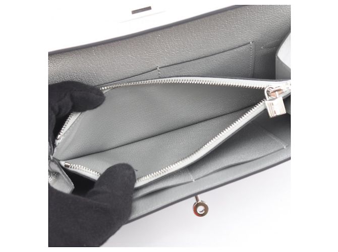 Borsa a Spalla Kelly To Go di Hermès Argento - vista 4