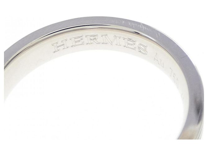 Ring Anello in Oro Bianco 750WG Hermès - vista 4