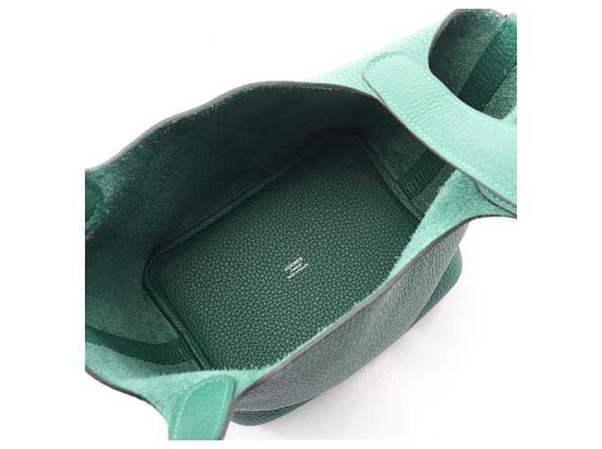 Borsa Picotin Lock PM di Hermès Verde - vista 3