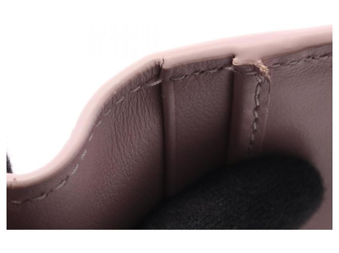 Billetera larga bifold de cuero Saffiano con logo triangular de Prada Rosa - vista 7