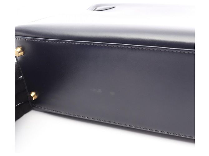 Borsa Hermès Kelly 28 Blu Blu navy - Ansicht 12