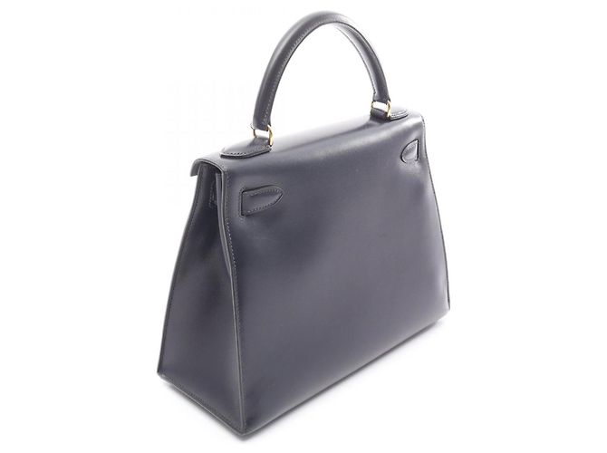 Borsa Hermès Kelly 28 Blu Blu navy - Ansicht 2