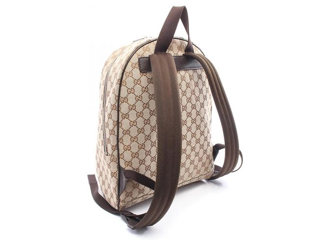 Gucci GG Canvas Rucksack Braun Beige - Ansicht 2