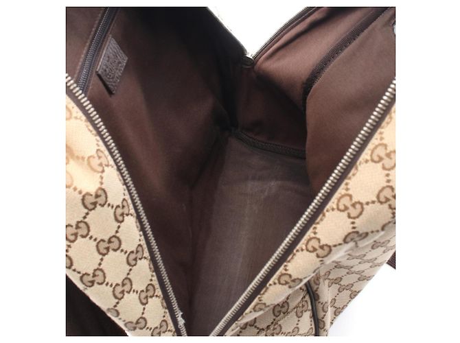 Gucci GG Canvas Rucksack Braun Beige - Ansicht 3