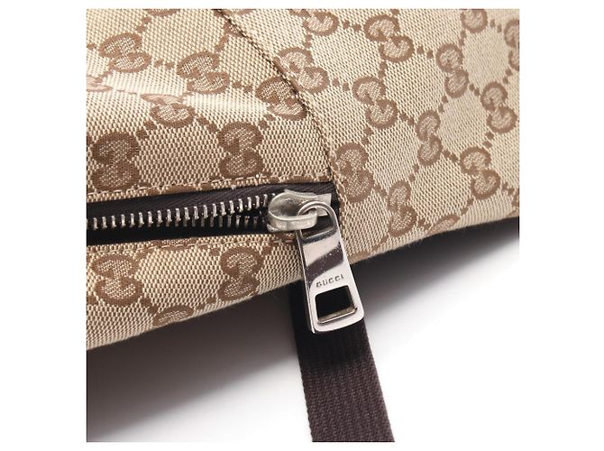 Gucci GG Canvas Rucksack Braun Beige - Ansicht 6