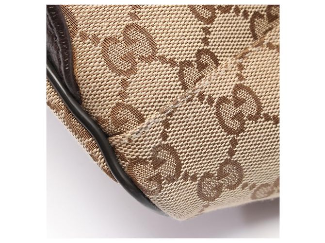 Gucci GG Canvas Rucksack Braun Beige - Ansicht 8