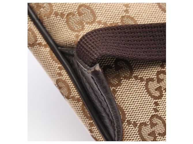 Gucci GG Canvas Rucksack Braun Beige - Ansicht 9