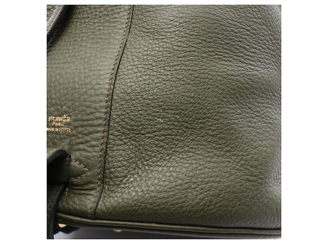 Hermès Intercity Handtasche Khaki - Ansicht 10