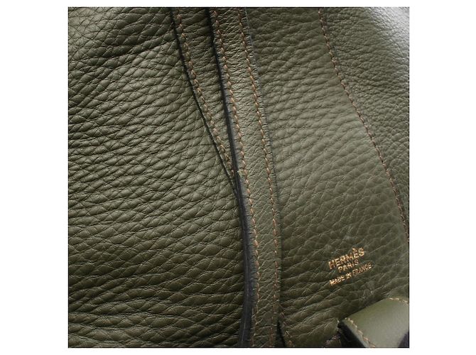 Hermès Intercity Handtasche Khaki - Ansicht 11