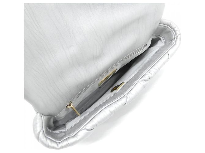 Borsa a Spalla Chanel 19 Linea AS1160 Argento - vista 8