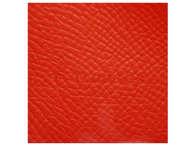 Cartera Soufflet Bearn en Epsom naranja de Hermès - vista 9