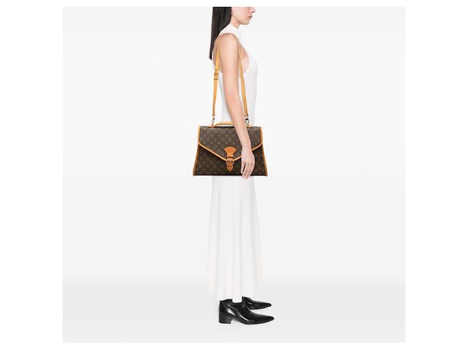 Borsa Beverly MM in monogramma marrone Louis Vuitton - vista 9