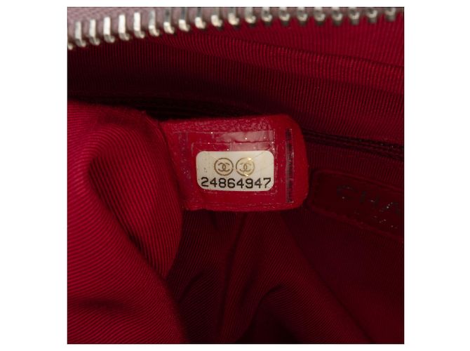 Chanel Viola Medio Iridescente Pelle di Vitello Gabrielle Crossbody Porpora - vista 6