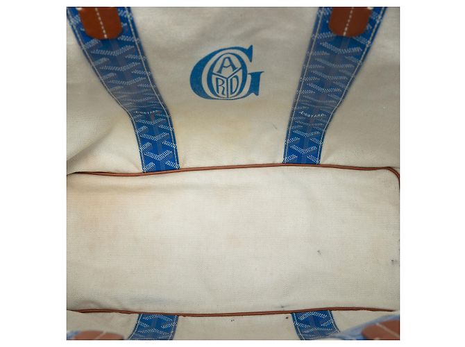 Goyard Blu Goyardine Reversibile Pertuis PM - vista 4