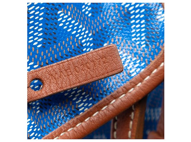 Goyard Blu Goyardine Reversibile Pertuis PM - vista 6