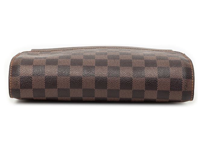 Pochette Saint Louis Damier Ebene Marrone Louis Vuitton - vista 3