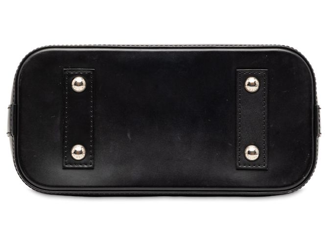 Louis Vuitton Alma BB en denim Epi azul - vista 3