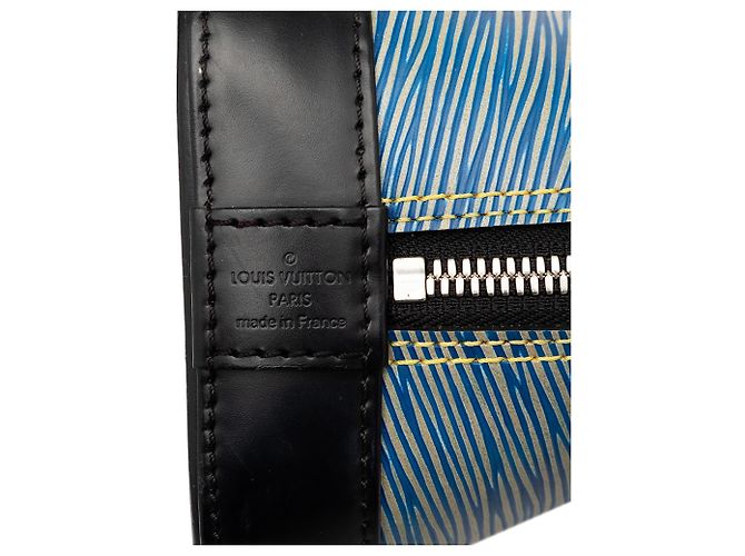 Louis Vuitton Alma BB en denim Epi azul - vista 6
