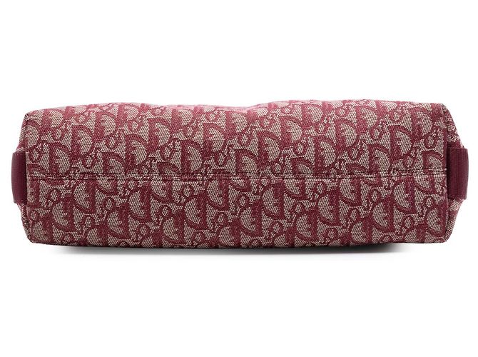 Borsa a tracolla in tela Trotter Diorissimo rossa di Dior Rosso - vista 3