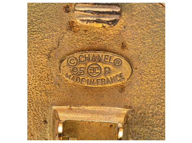 Vintage Chanel Coco Mark Ohrringe Golden - Ansicht 3