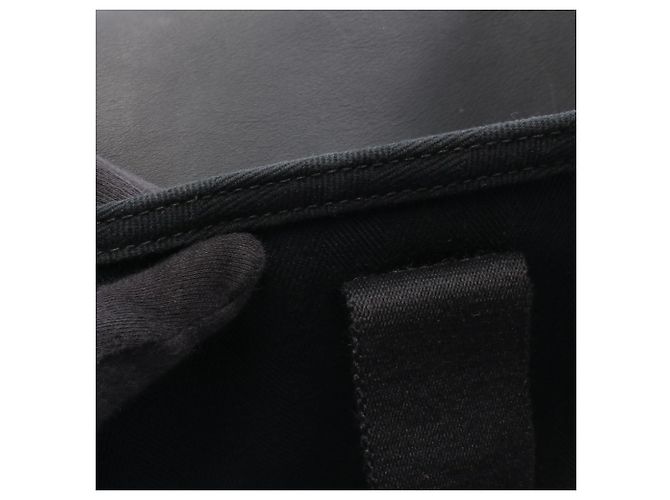 Hermès Valparaiso PM in Toile e Swift Nero - vista 7