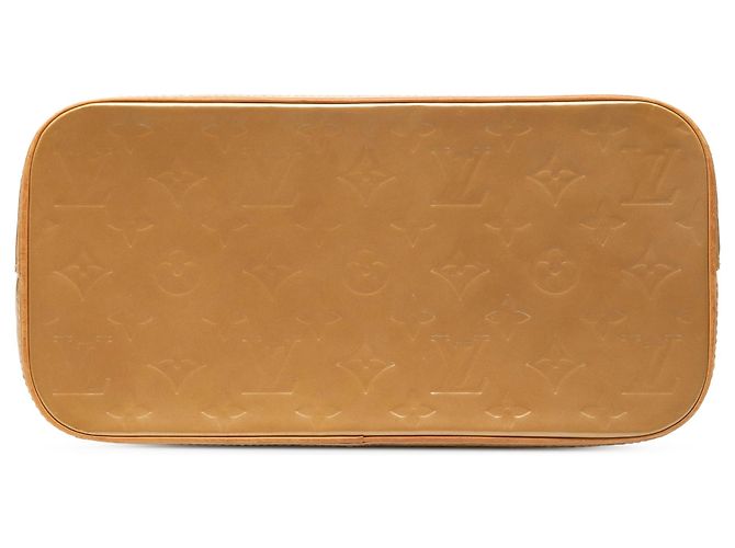 Louis Vuitton Houston in Vernis Monogram Marrone Beige - vista 3