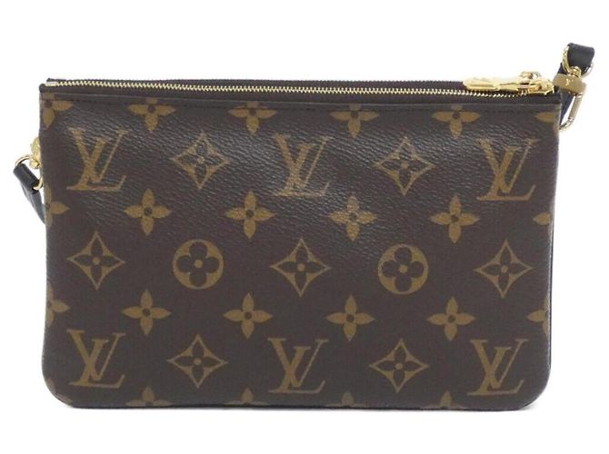 Borsa a Spalla Pochette Double Zip Monogramma Gigante Louis Vuitton Marrone - vista 2