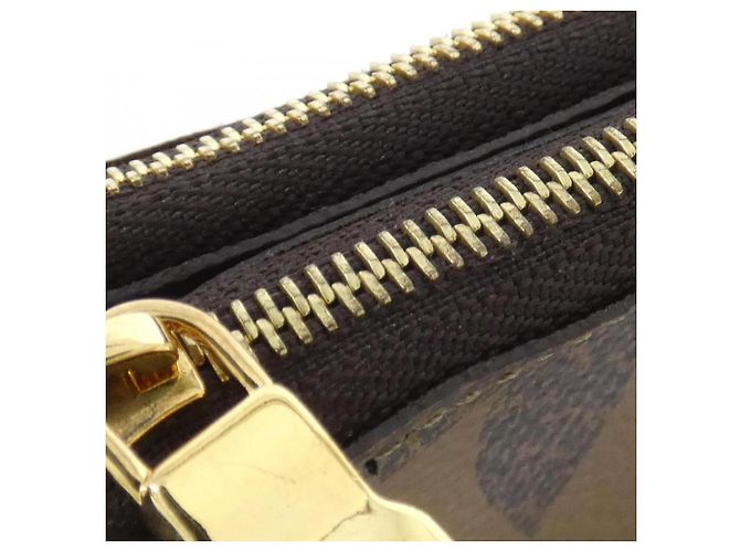 Borsa a Spalla Pochette Double Zip Monogramma Gigante Louis Vuitton Marrone - vista 4