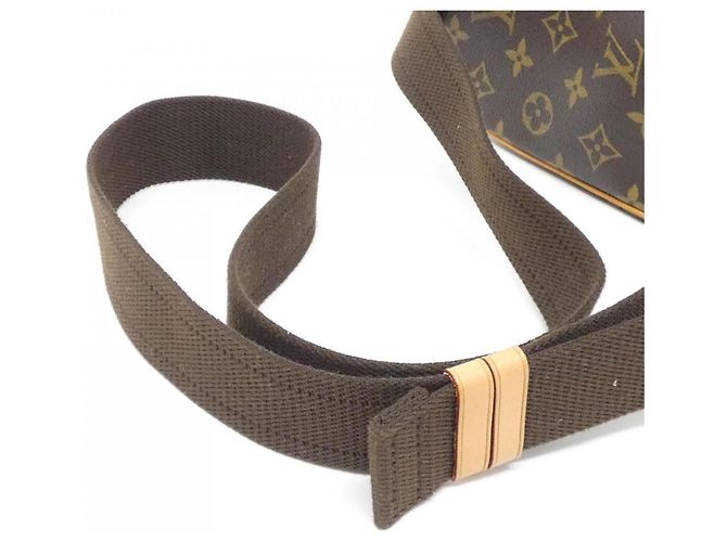 Borsa a Spalla Pochette Ganjou Monogramma Louis Vuitton Marrone - vista 5