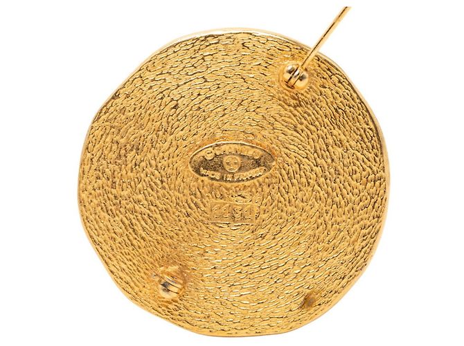 Spilla placcata in oro Chanel 31 Lieu Cambon D'oro - vista 3