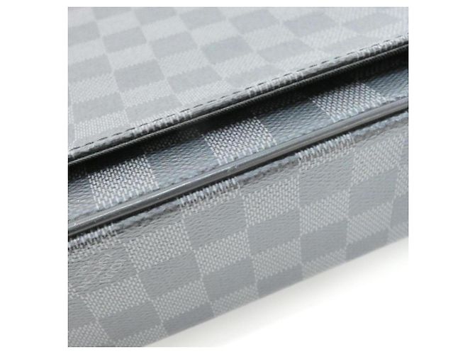 Borsa a Spalla District MM Damier Graphite Louis Vuitton Damier ebene - vista 3