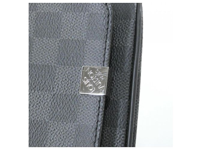 Borsa a Spalla District MM Damier Graphite Louis Vuitton Damier ebene - vista 4