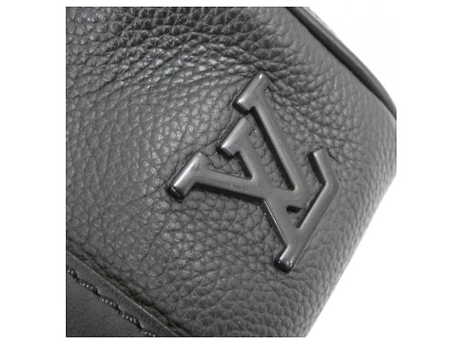 Borsa Boston Keepall XS Aerogram di Louis Vuitton Nero - vista 5