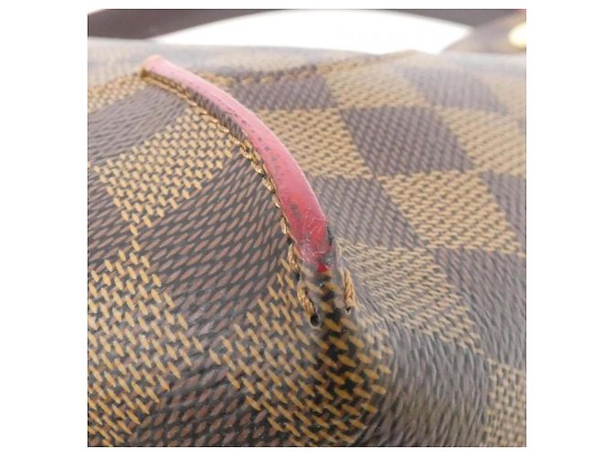 Borsa a spalla Hobo Damier Kaisa di Louis Vuitton Fuschia Damier ebene - vista 3