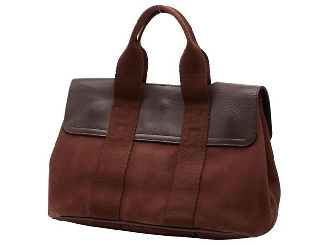 Borsa tote Hermès Valparaiso PM Marrone - vista 2